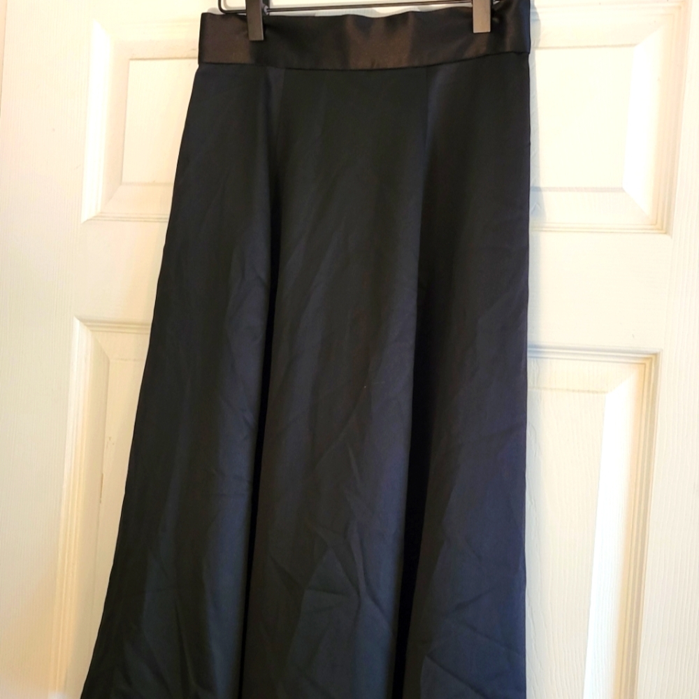 HM Concious Elegant Black Knit Women's A-line Skirt Size 6